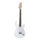 DIMAVERY ST-203 E-Gitarre, weiß