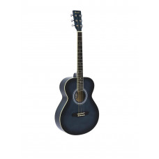 DIMAVERY AW-303 Westerngitarre blauburst