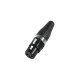 HICON XLR Buchse 3pol HI-X3CF-BLK