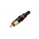 HICON Cinch Stecker HI-CM03-RED