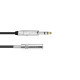 OMNITRONIC Klinkenverlängerung 6,3 stereo 3m sw