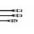 OMNITRONIC Adapterkabel XLR(F)/2xXLR(M) 1,5m sw