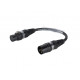 SOMMER CABLE Adapterkabel 3pol XLR(M)/5pol XLR(F) sw