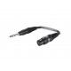 SOMMER CABLE Adapterkabel XLR(F)/Klinke stereo 0,15m
