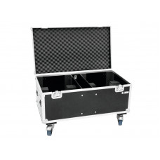 ROADINGER Flightcase 2x THA-250F mit Rollen