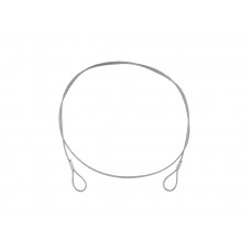 EUROLITE Stahlseil (SC) 900x3mm silber ohne Verbinder