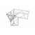 DECOTRUSS SAL-33 Ecke 3-Weg \/ rechts sil