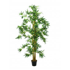EUROPALMS Bambus Multistamm, Kunstpflanze, 150cm