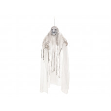 EUROPALMS Halloween Hexe, weiß, 170x50x20cm