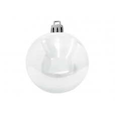 EUROPALMS Dekokugel 10cm, weiß 4x
