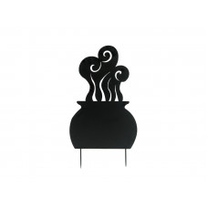 EUROPALMS Silhouette Metall Hexentopf, 83cm