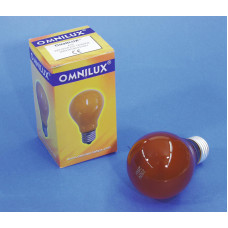 OMNILUX A19 230V/25W E-27 orange