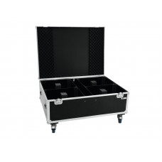 ROADINGER Flightcase 4x THA-250F mit Rollen