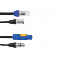 EUROLITE Kombikabel DMX P-Con/3 Pin XLR 1,5m