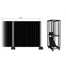 Wentex Pipes & Drapes SET Deko Vorhang 3x27m