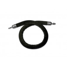 Wentex Pipes & Drapes Absperrseil, schwarz