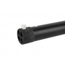 Wentex Pipes & Drapes Stange vertikal, 1m, schwarz