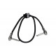 Enova EC-A1-PRMM2-0.4 Audio Patchkabel, 40cm, SCHWARZ, Klinke