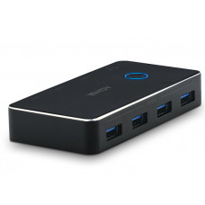 Lindy 43387 Peripheriegeräte Switch 2:4, USB 3.2