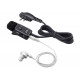 Icom HM-153LA Clipmikrofon mit Ohrhörer