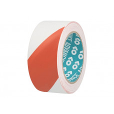 Advance Tapes AT 8 Warnklebeband, rot/weiss, 33m, 50mm