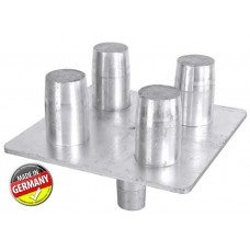 SweetPRO BP RAP Mount Basisplatte, 4 Aufnahmen