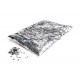 MagicFX Metallic Konfetti, SILBER 1kg 6x6mm Regentropfen PVC