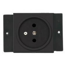 Kramer TS-1DE Einbaumodul (Steckdosenwanne), schwarz