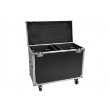 ROADINGER Flightcase 2x IP TMH-H760 mit Rollen