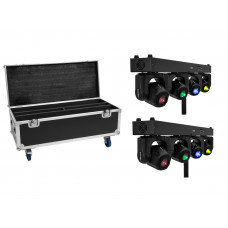 EUROLITE Set 2x LED TMH Bar S120 + Case mit Rollen