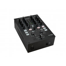 OMNITRONIC PM-202FX 2-Kanal-DJ-Mixer mit Filter, FX und Bluetooth