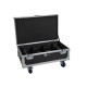 ROADINGER Flightcase 6x AKKU UP-4 QCL Spot QuickDMX MK2 mit Ladefunktion und Rollen