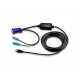 Aten KA7520 PS/2-VGA-KVM Kabel, schwarz, 0.25m