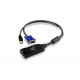 Aten KA7570 USB-VGA-KVM Kabel, schwarz, 0.2m