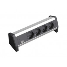 Bachmann DESK 1 Tischanschlussfeld, 4-fach, inkl. Kabel