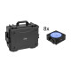 EUROLITE Set 8x AKKU IP Flat Light SMD sw + Kunststoffcase mit Trolley