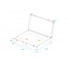 ROADINGER Universal-Koffer-Case Pick 70x50x17cm