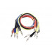 OMNITRONIC Klinkenkabel 6,3 Patchcord stereo 6x0,9m