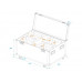 ROADINGER Flightcase 4x LED TMH-X1 Moving-Head Beam mit Rollen