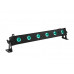 EUROLITE Set 2x LED BAR-6 QCL RGB+UV Leiste + Soft-Bag