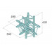 ALUTRUSS DECOLOCK DQ3-SPAT51 5-Weg Ecke \/ sw