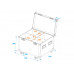 ROADINGER Flightcase 4x LED Theatre COB 200 Serie, mit Rollen
