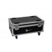 ROADINGER Flightcase 4x LED CLS-18 QCL RGB/WW mit Rollen