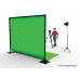 Wentex Pipes & Drapes Chromakey Molton, 3x2.9m, greenbox