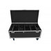 ROADINGER Flightcase 4x AKKU Multiflood IP 18x10W RGBW Wash CRMX mit Ladefunktion
