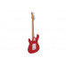 DIMAVERY J-400 E-Gitarre ST  rot, 3/4