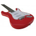DIMAVERY J-400 E-Gitarre ST  rot, 3/4