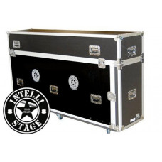 Flight Case für 6 Stck 2m x 1m Podeste & Füsse mit großer Fronttür